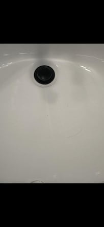 hair in sink
