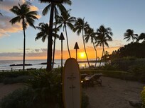 Sunset from on site bar