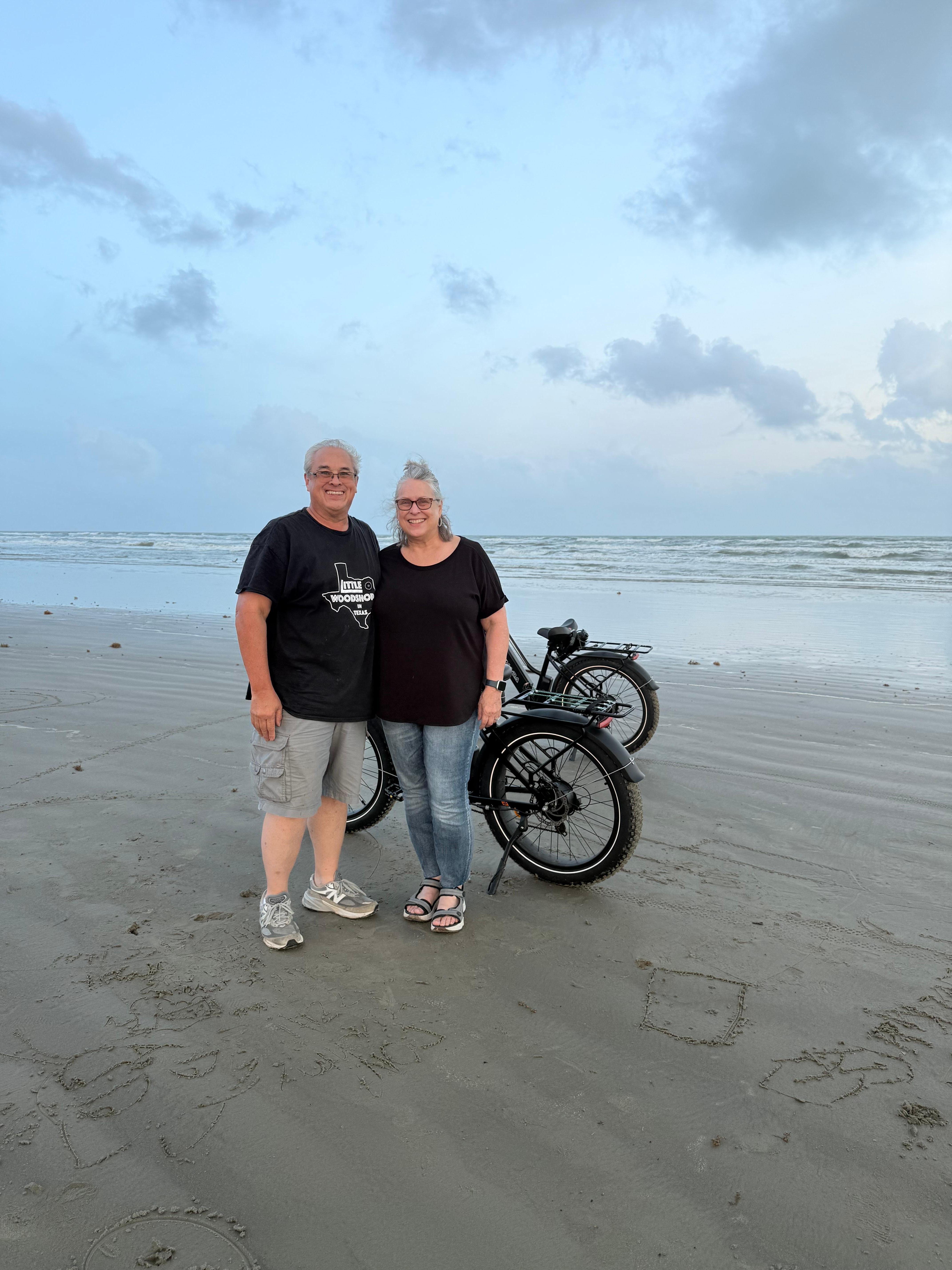 Take a stroll or bike ride down to the Galveston Sea Wall or head the other direction towards Surfside Beach. 