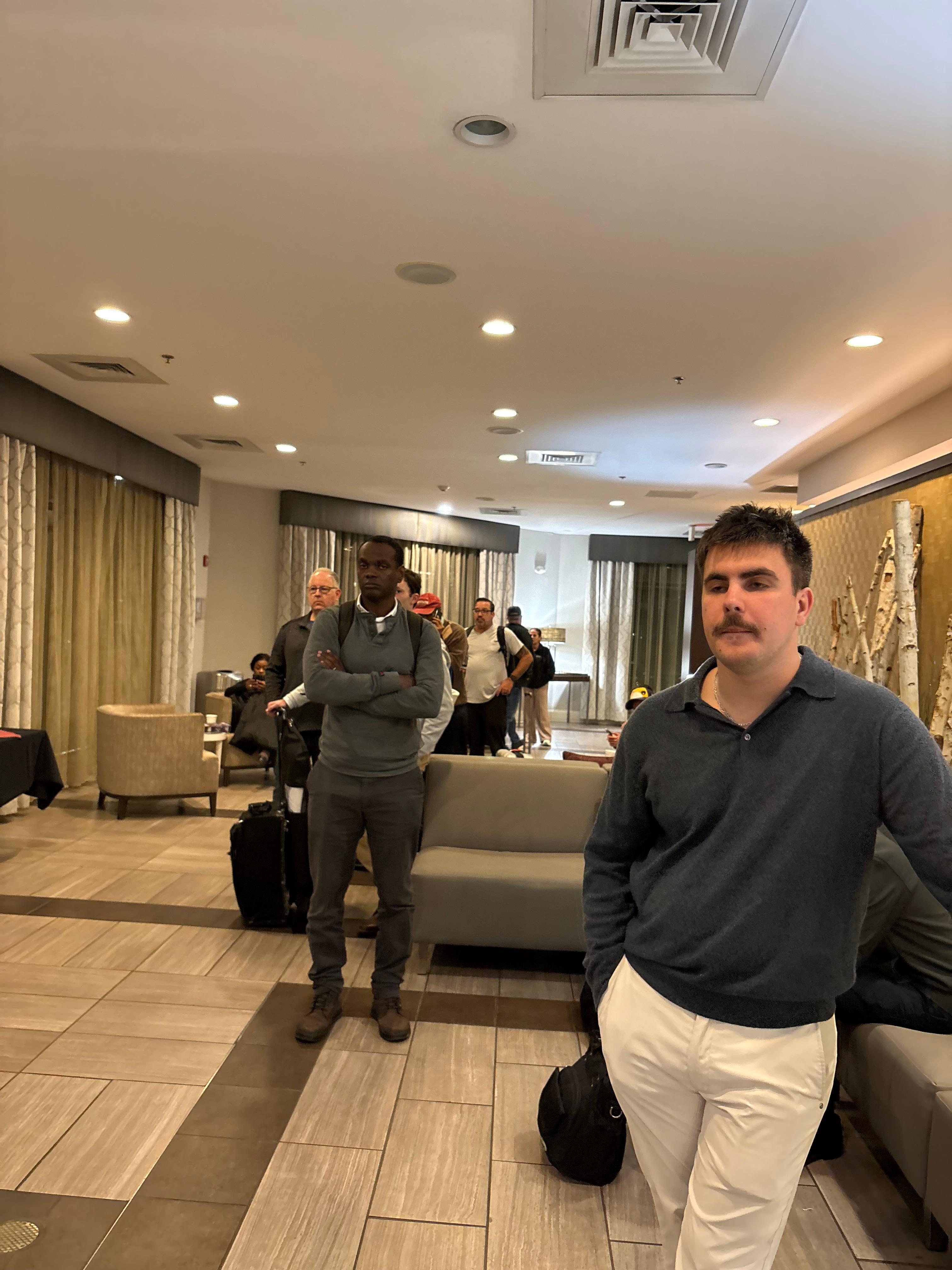 Line behind me after 1 1/2 hours