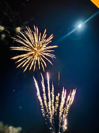 New Years Eve fireworks from the deck! Schooners did the fireworks!