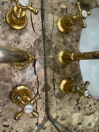 Vanity cracked