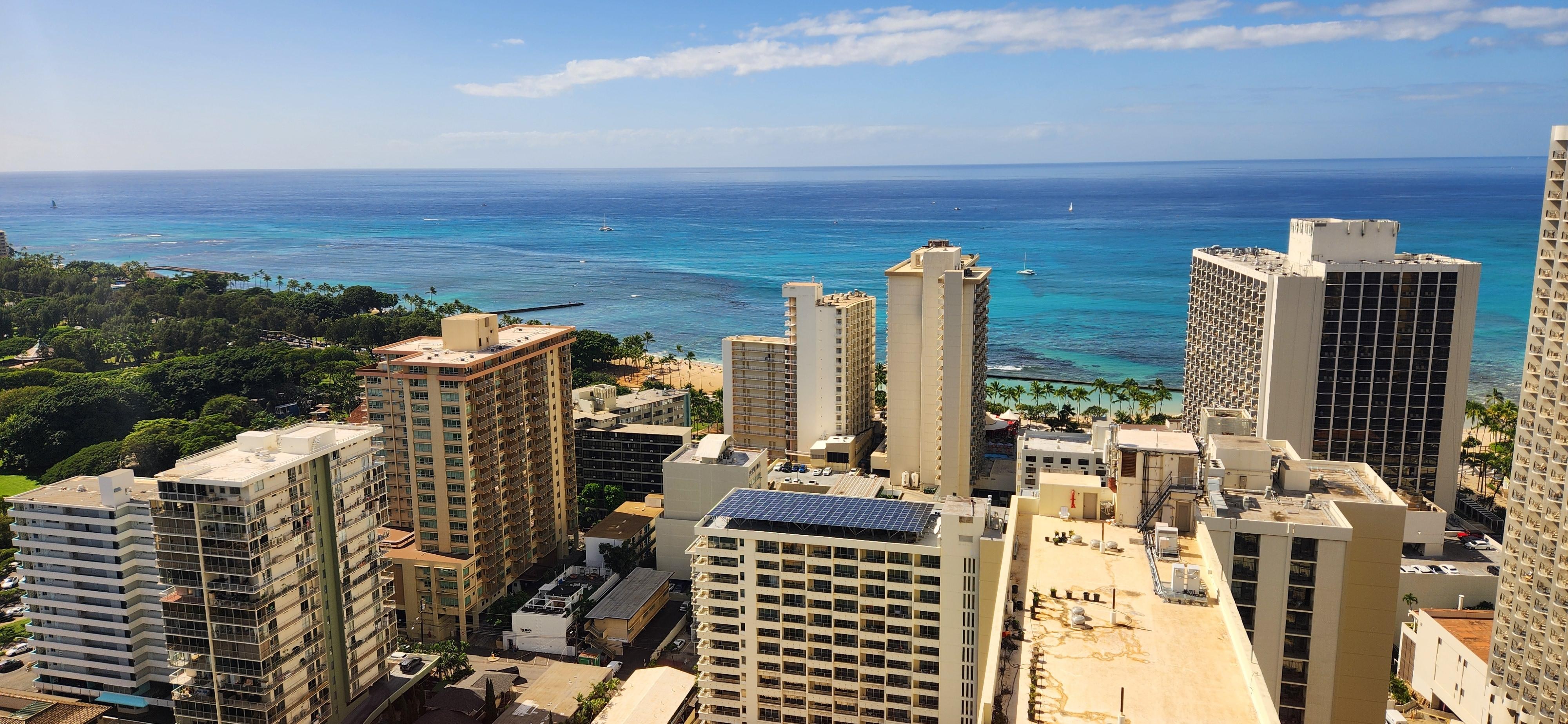 View from other bedrm in the 2 bedroom suite. 