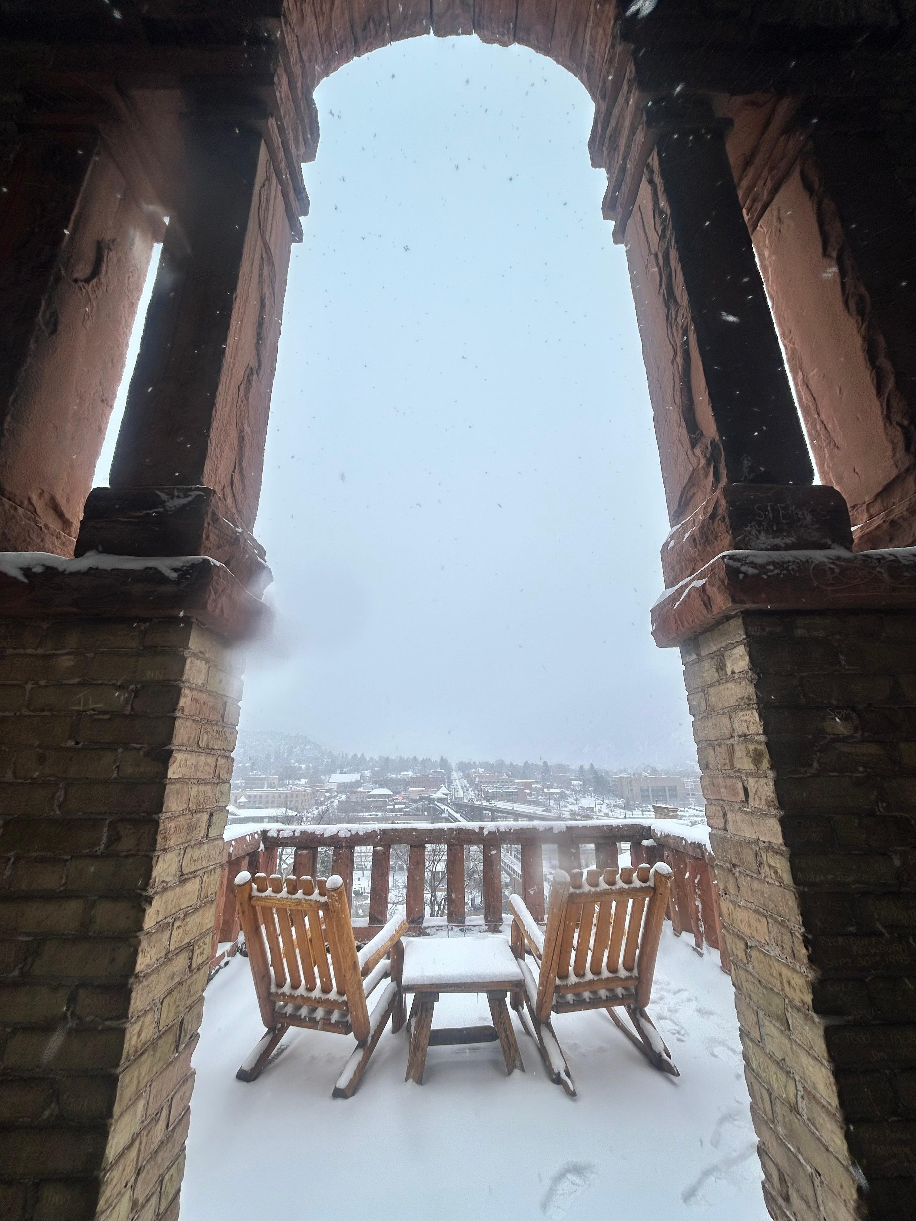 View from the rooftop of the Molly Brown Suite