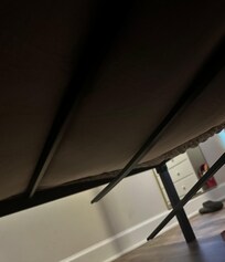 Broken bed frame