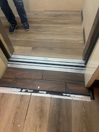 Transition to elevator that I tripped on.