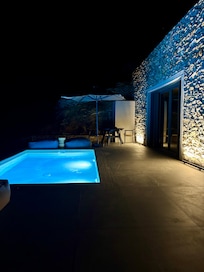 Pool at night