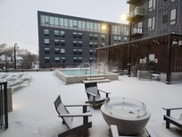 The hot tub pool was very nice