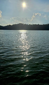 This lake is beautiful