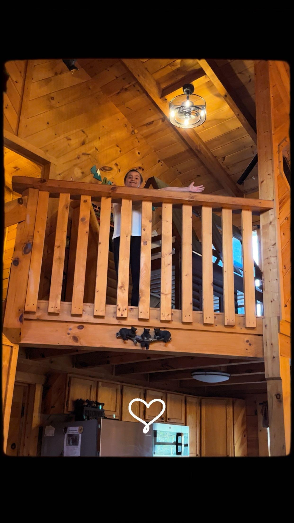 Loved the loft with bunk beds. 