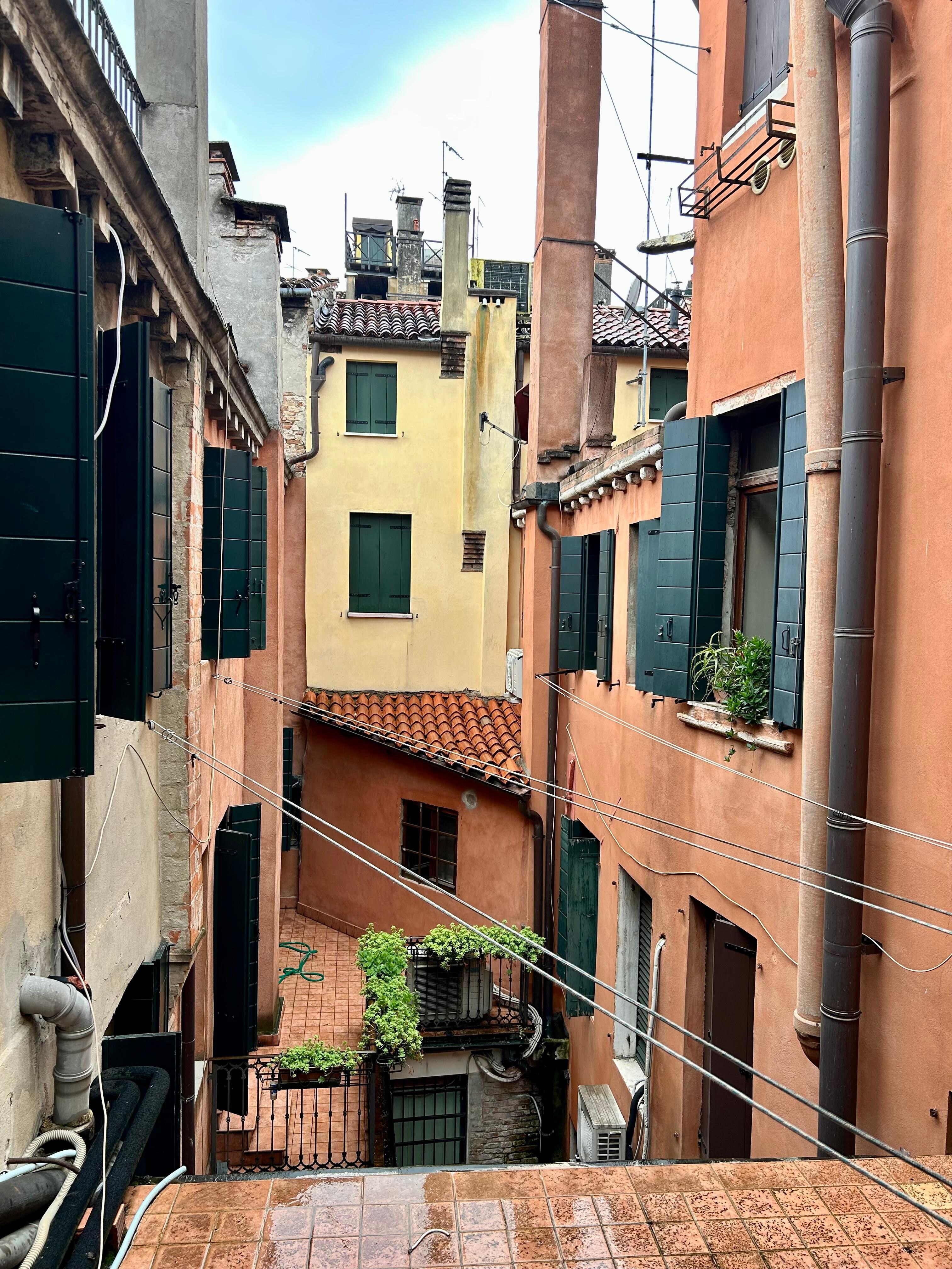View of courtyard.