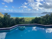 View from pool level