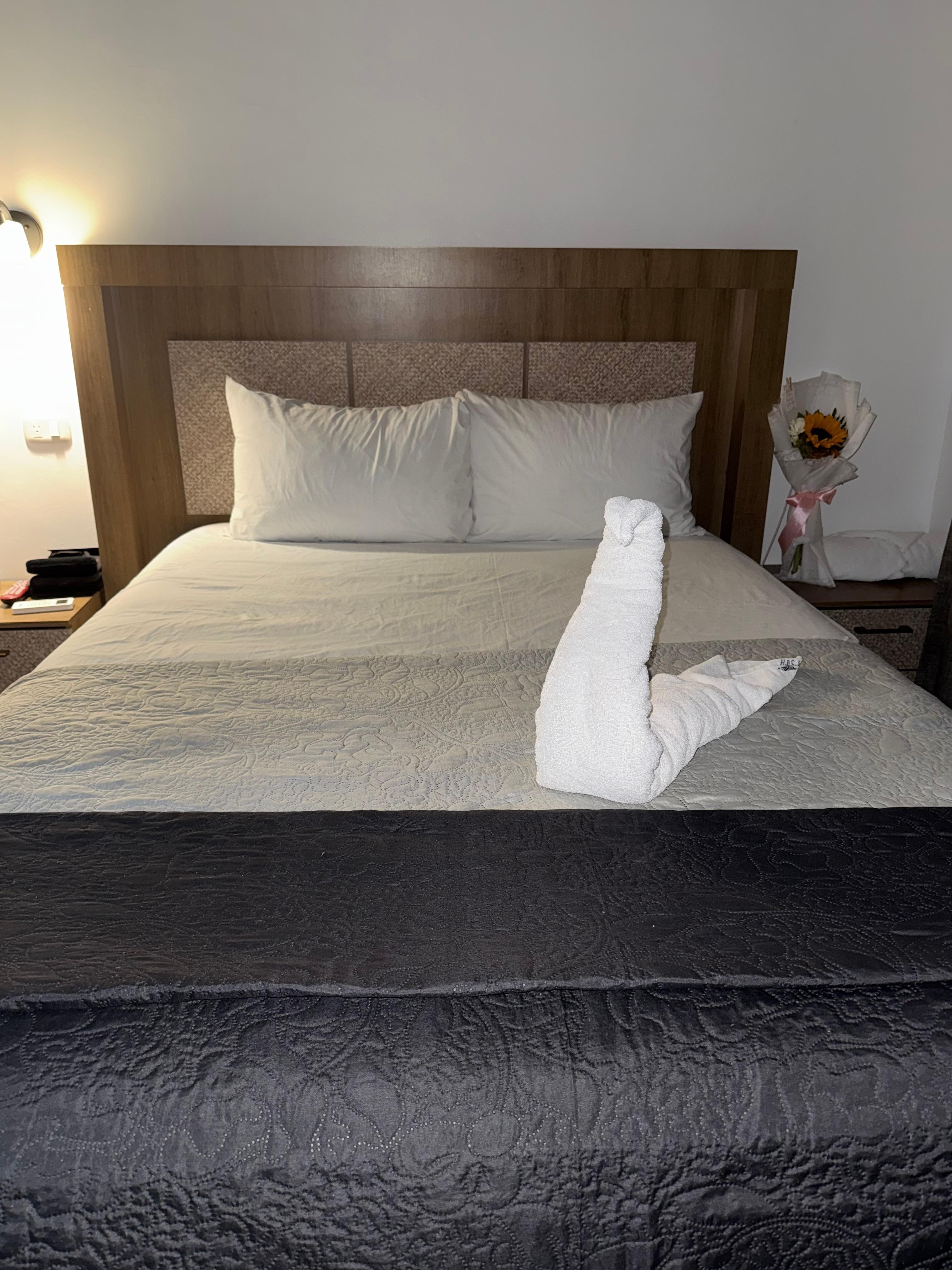 This is how the cleaning crew leaves your bed after you ask for cleaning service 