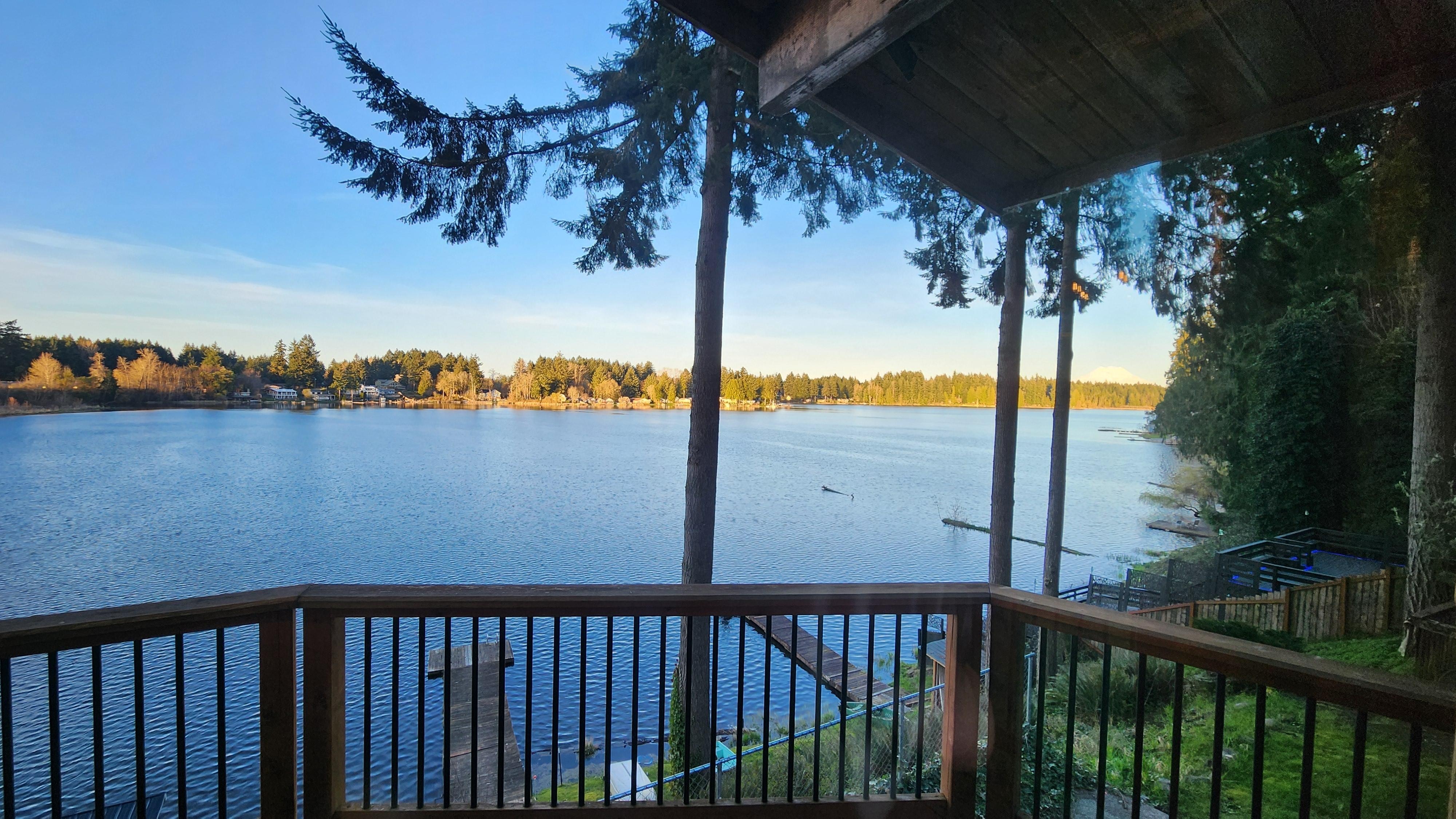 Dinner time view of Mt. Rainier