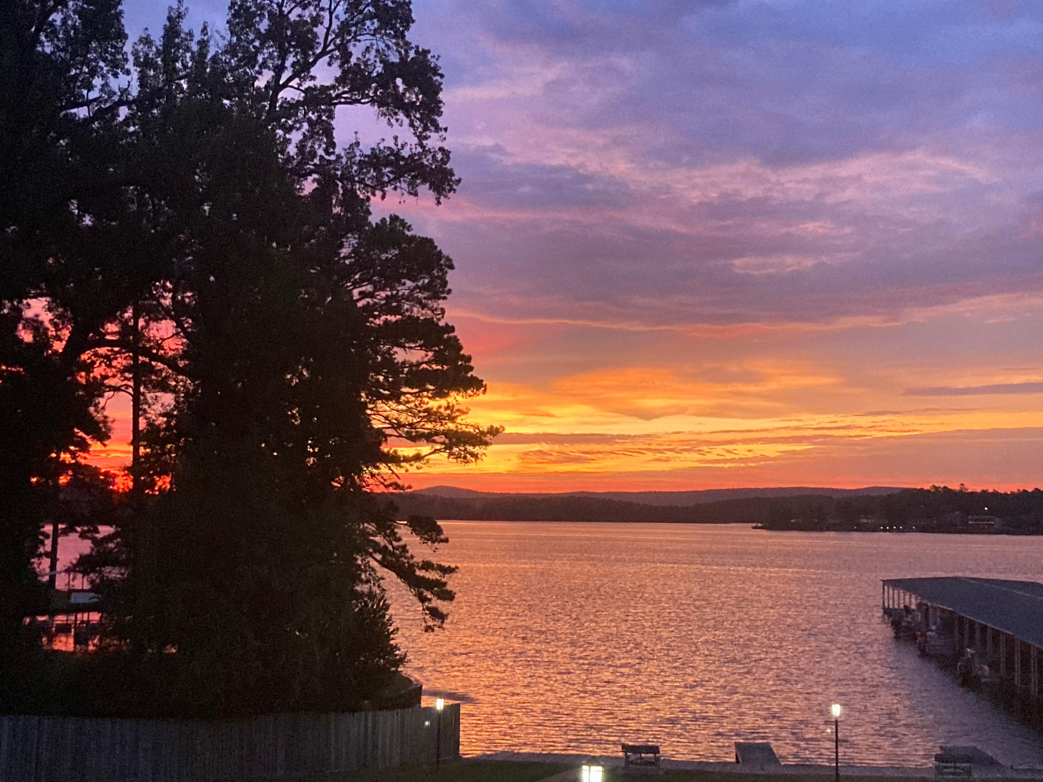 Sunrise pictures taken from the condo