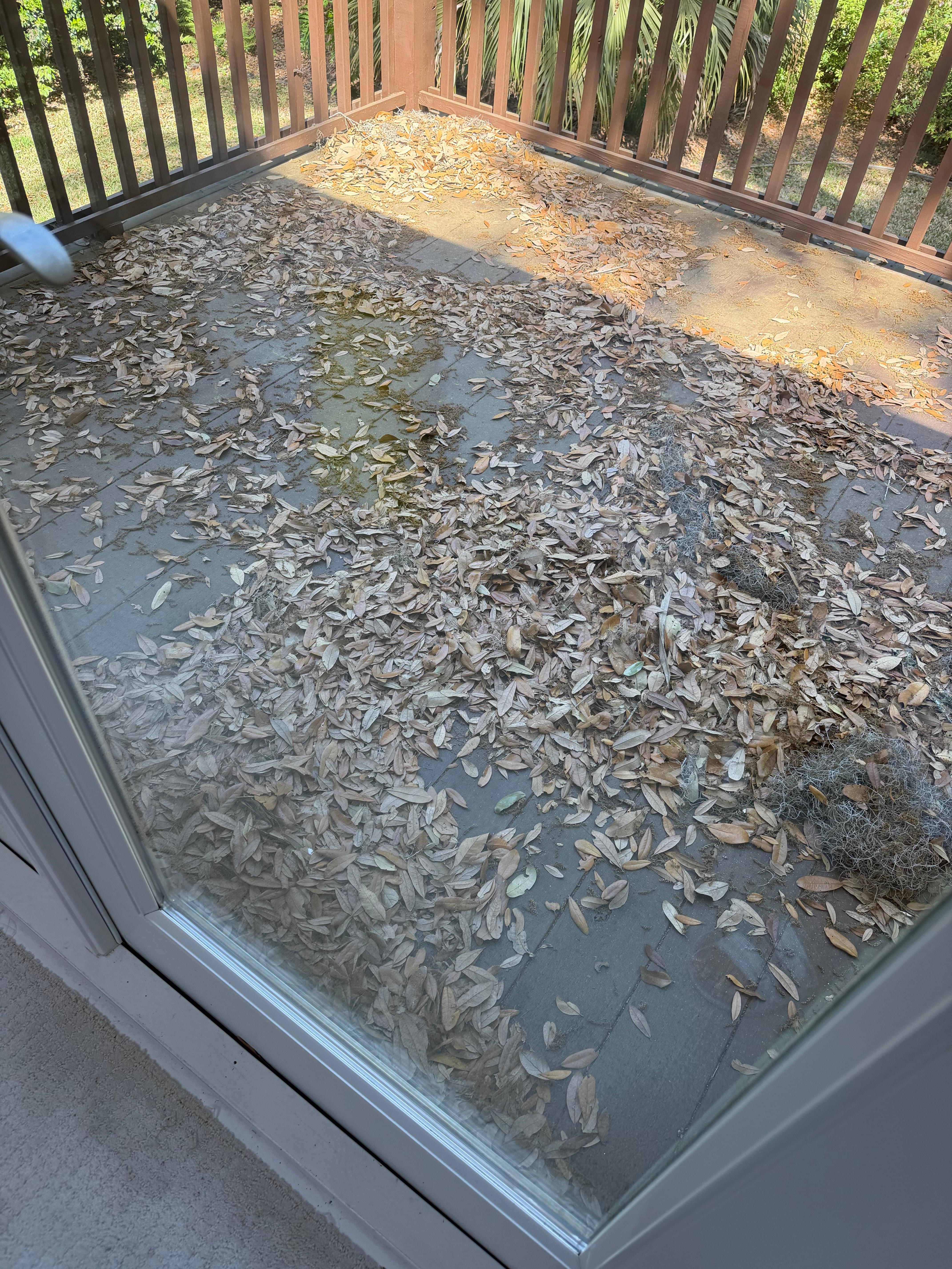 Balcony unusable