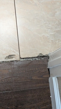 Poorly maintained floor