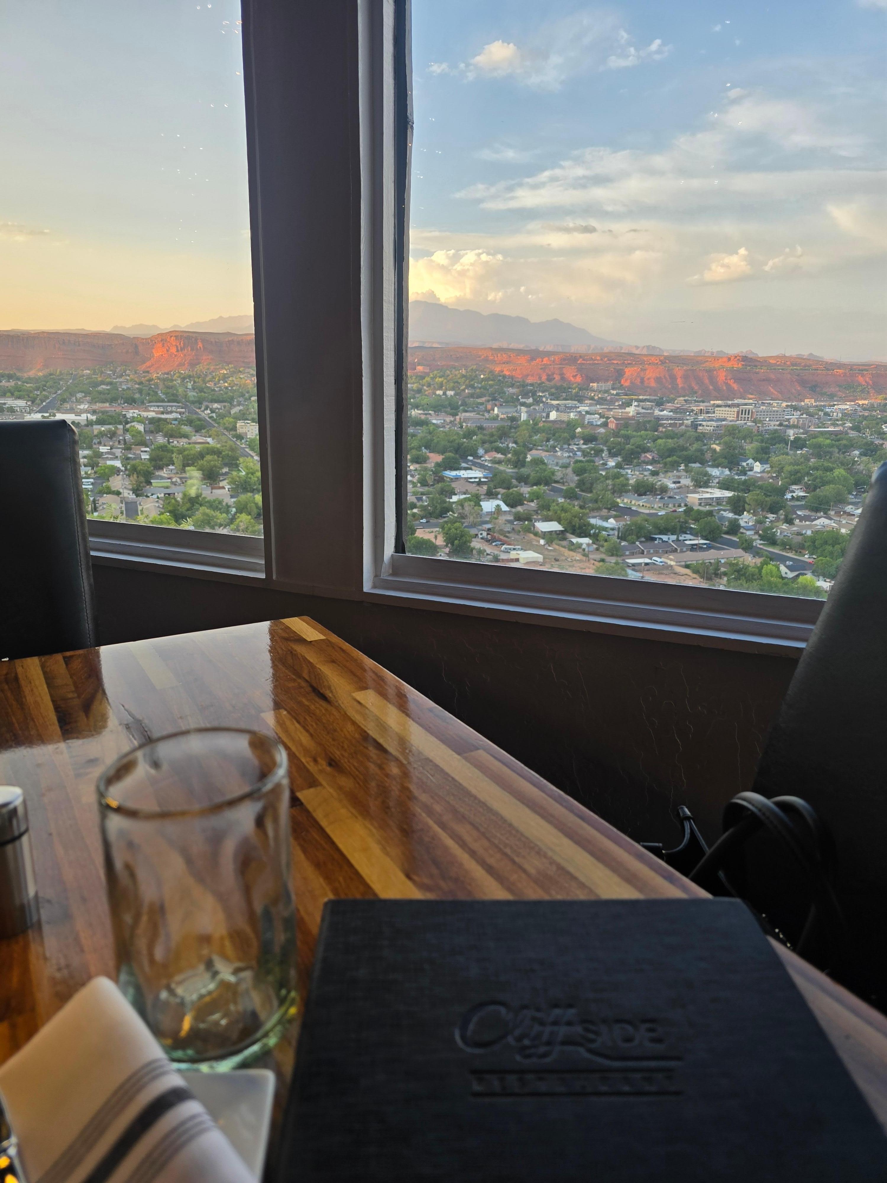 Views from steakhouse 