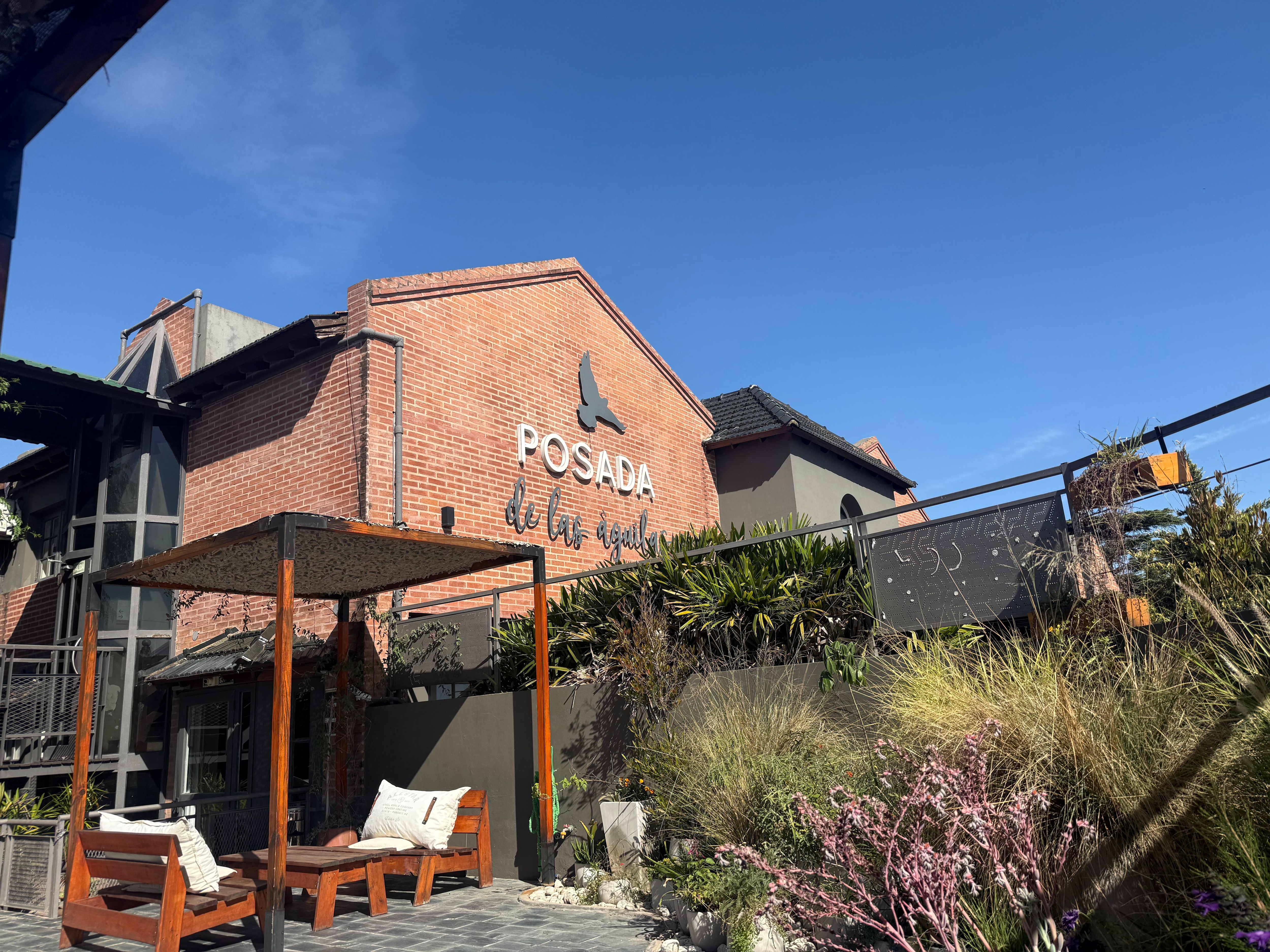 Nice garden and pool area to lounge around. 