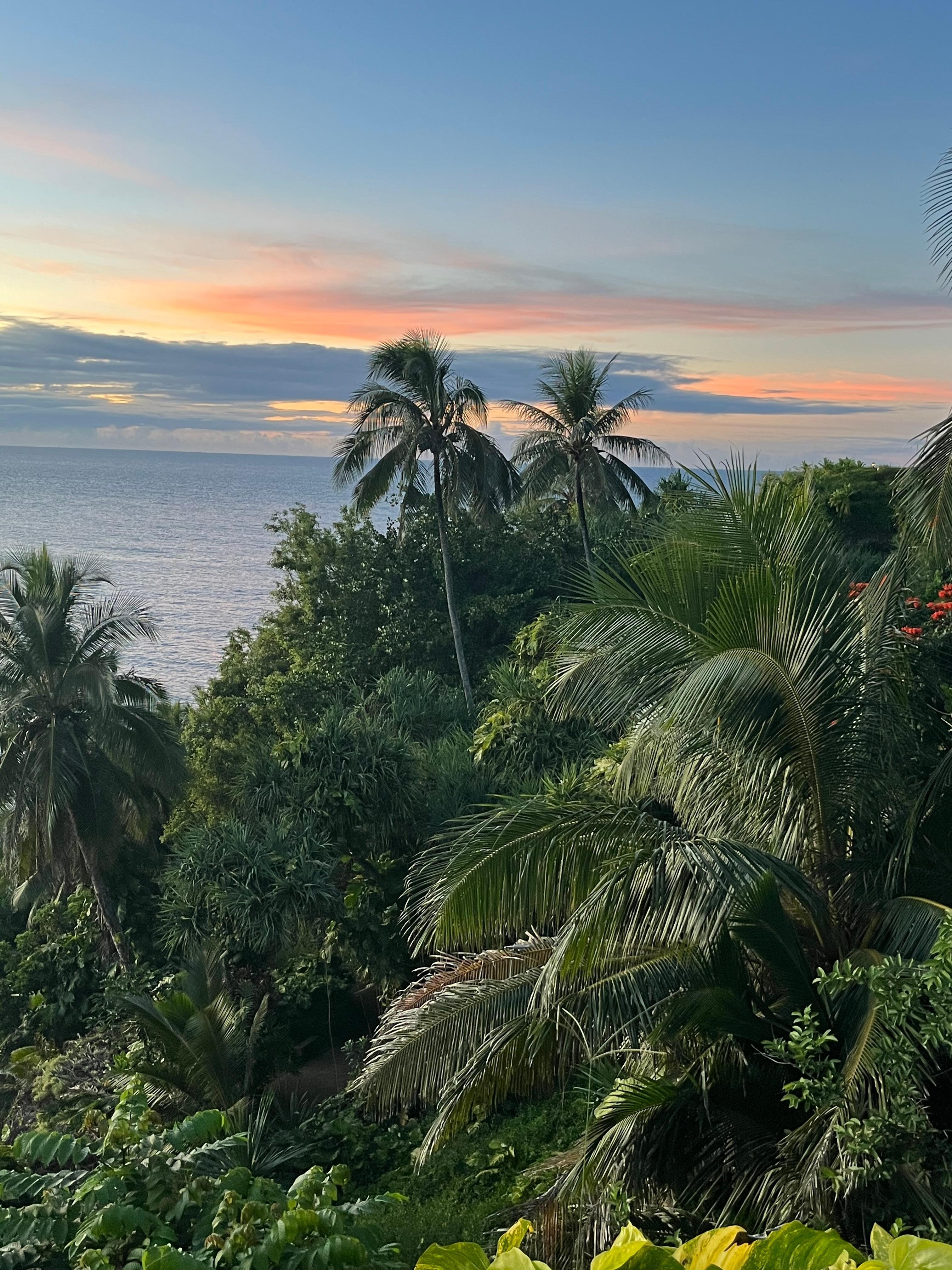 Sunset views a short distance away 