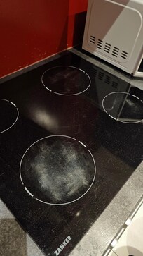 Plaques de cuisson usées