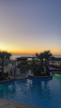View from our rooms private balcony