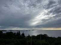 Ausblick vom Balkon