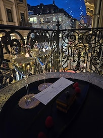 Birthday surprise from the hotel