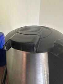 this is broken tea kettle