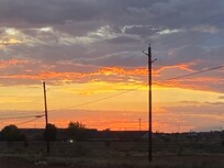 Sunset from bedroom