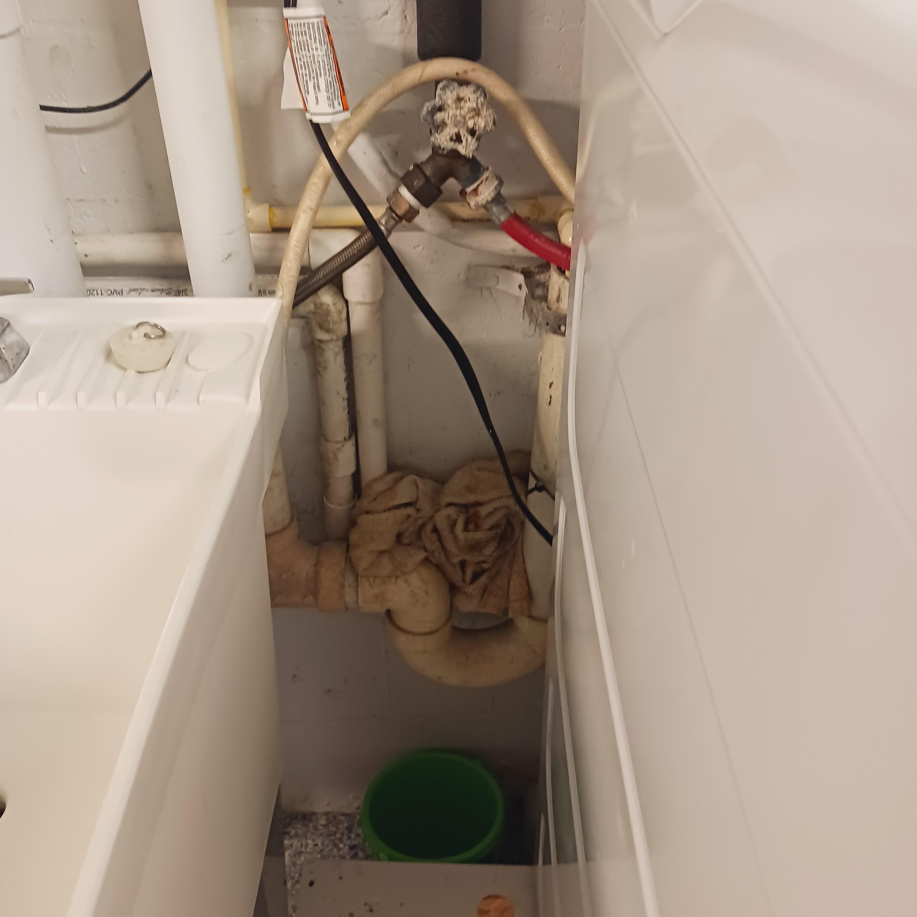 laundry room leak