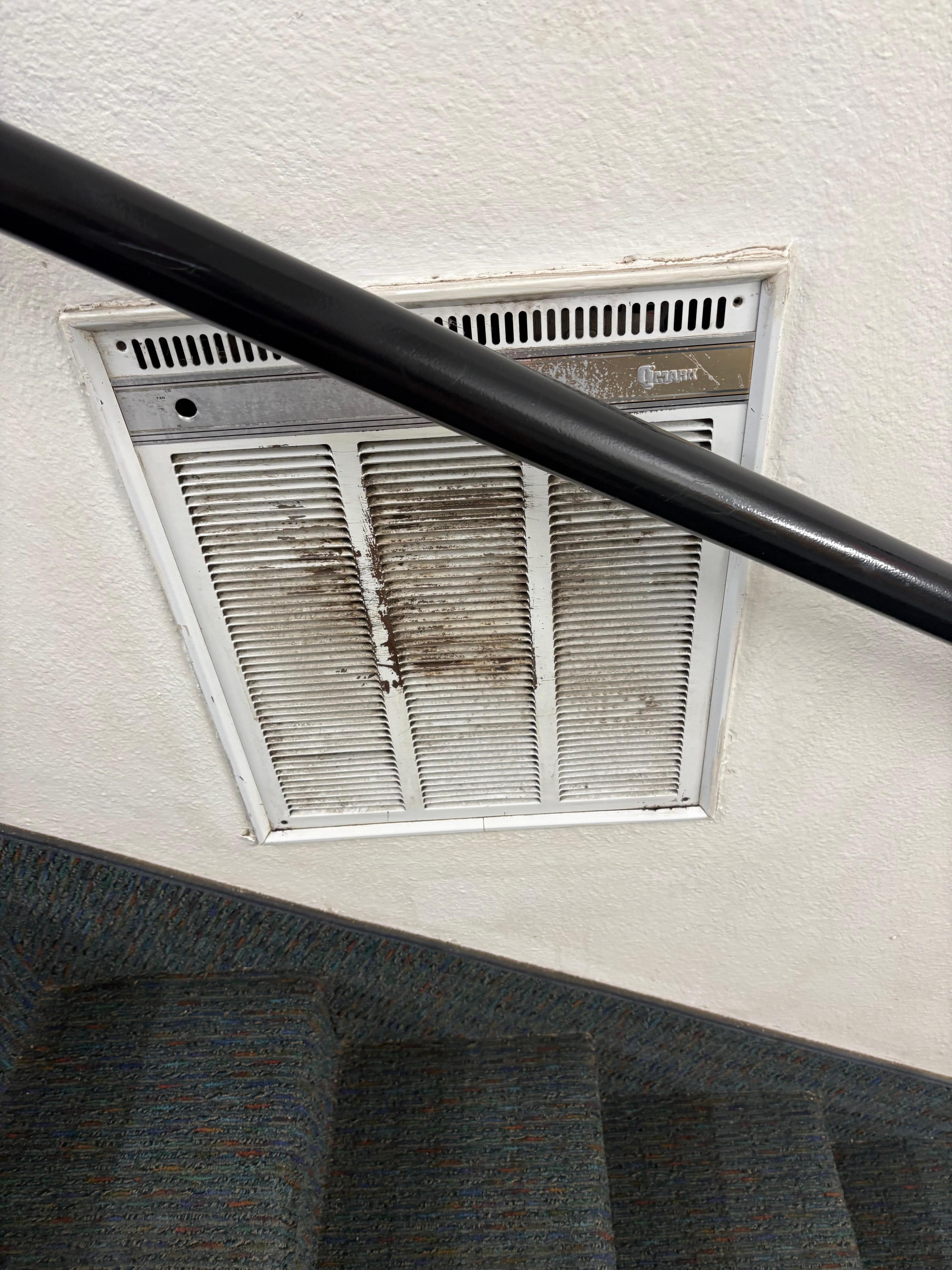 Air or heat filter is uncleaned