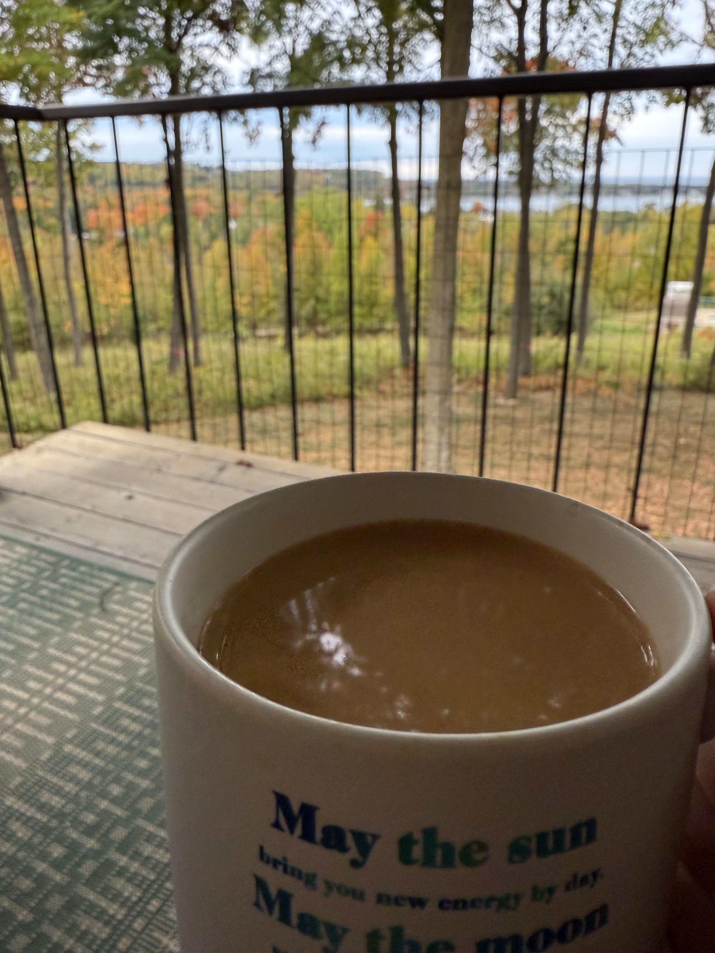 Coffee on the Deck
