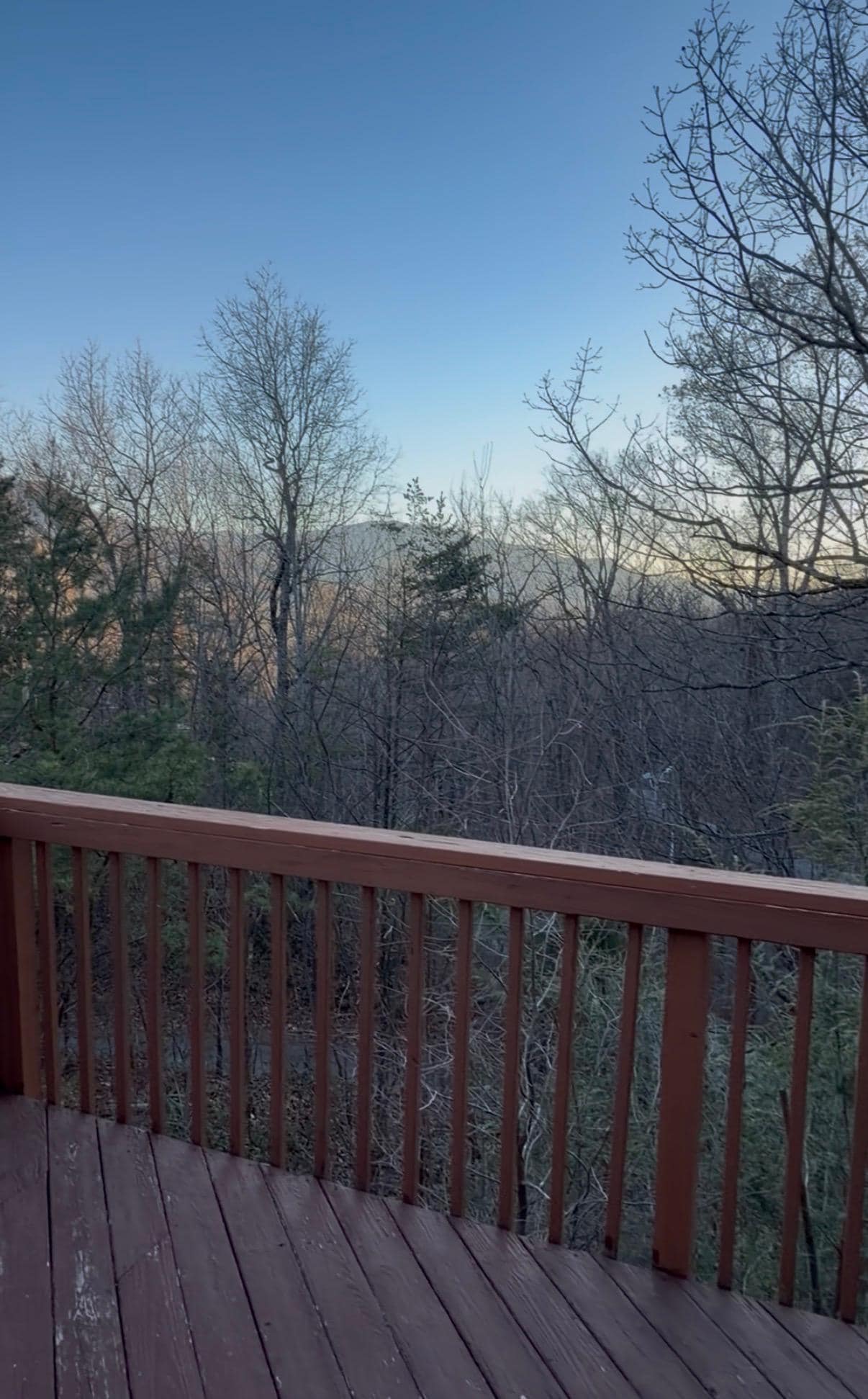 View from upper deck