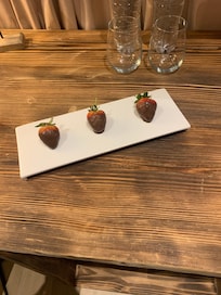 Had these as soon as we stepped in the room