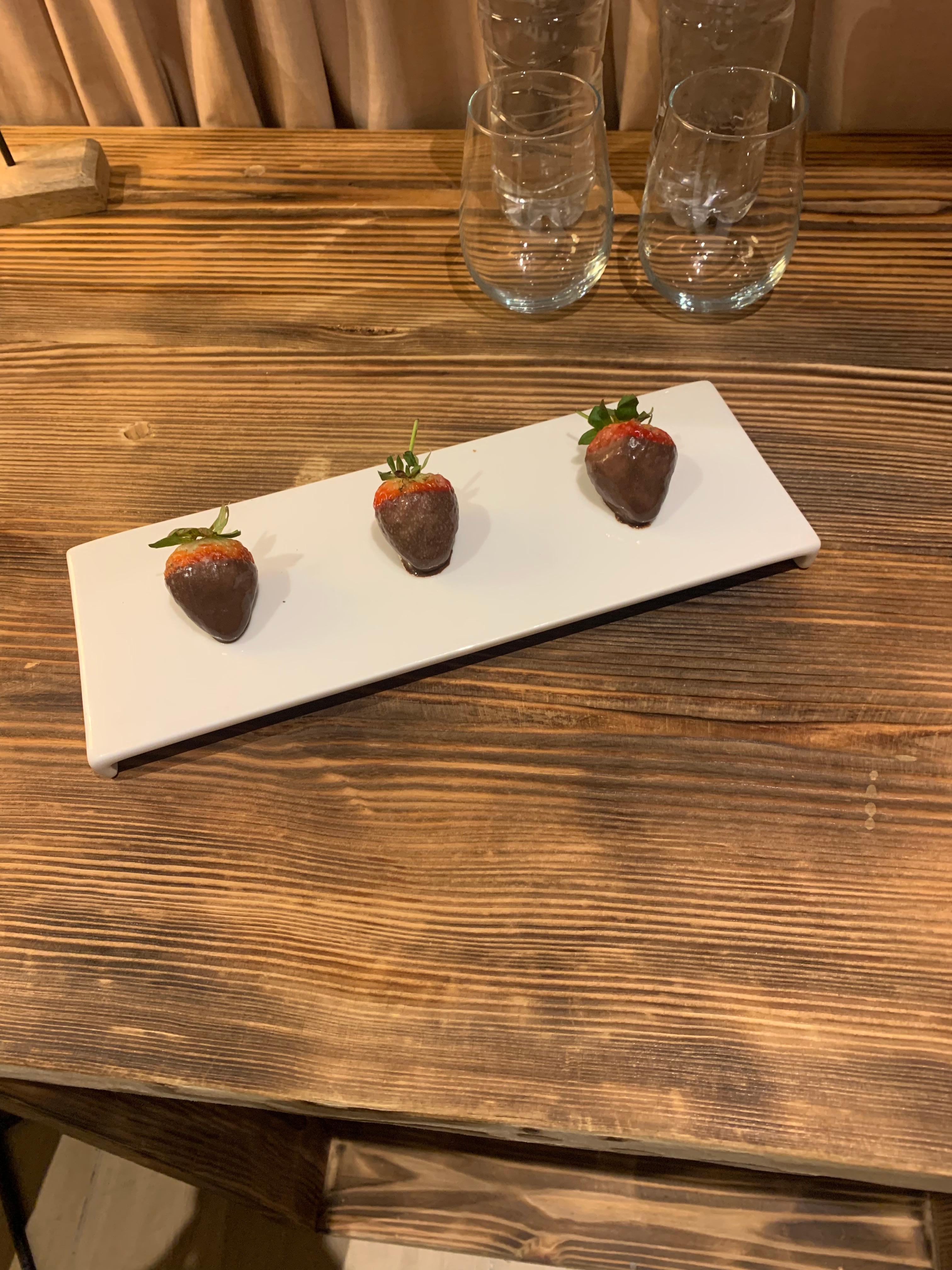 Had these as soon as we stepped in the room