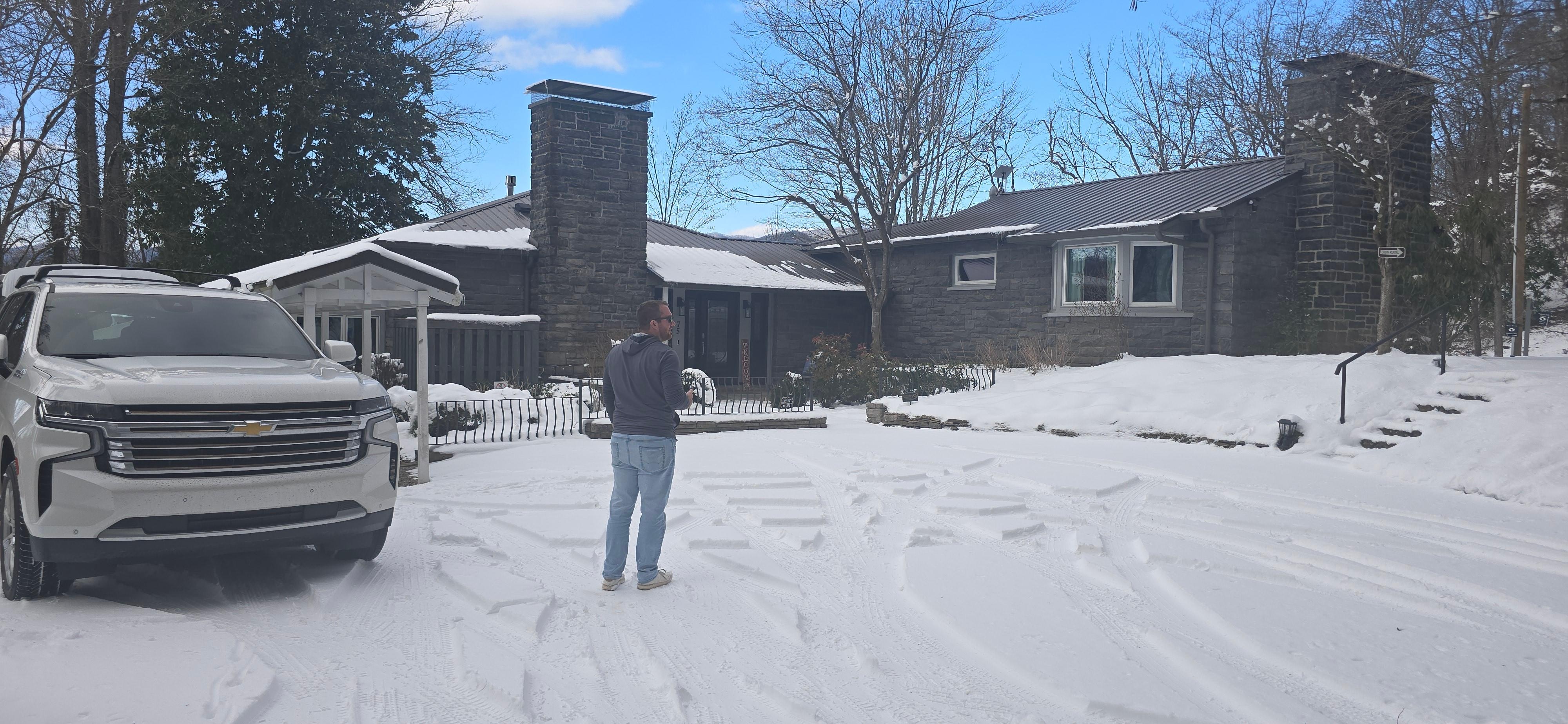 Arriving at the home