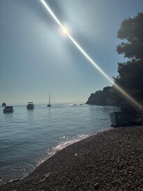 Vista de la playa