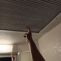 Inches of dust in bathroom vents.