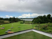 View of the lake from our room