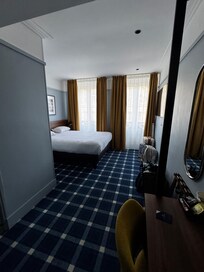 Our room with single bed for 2