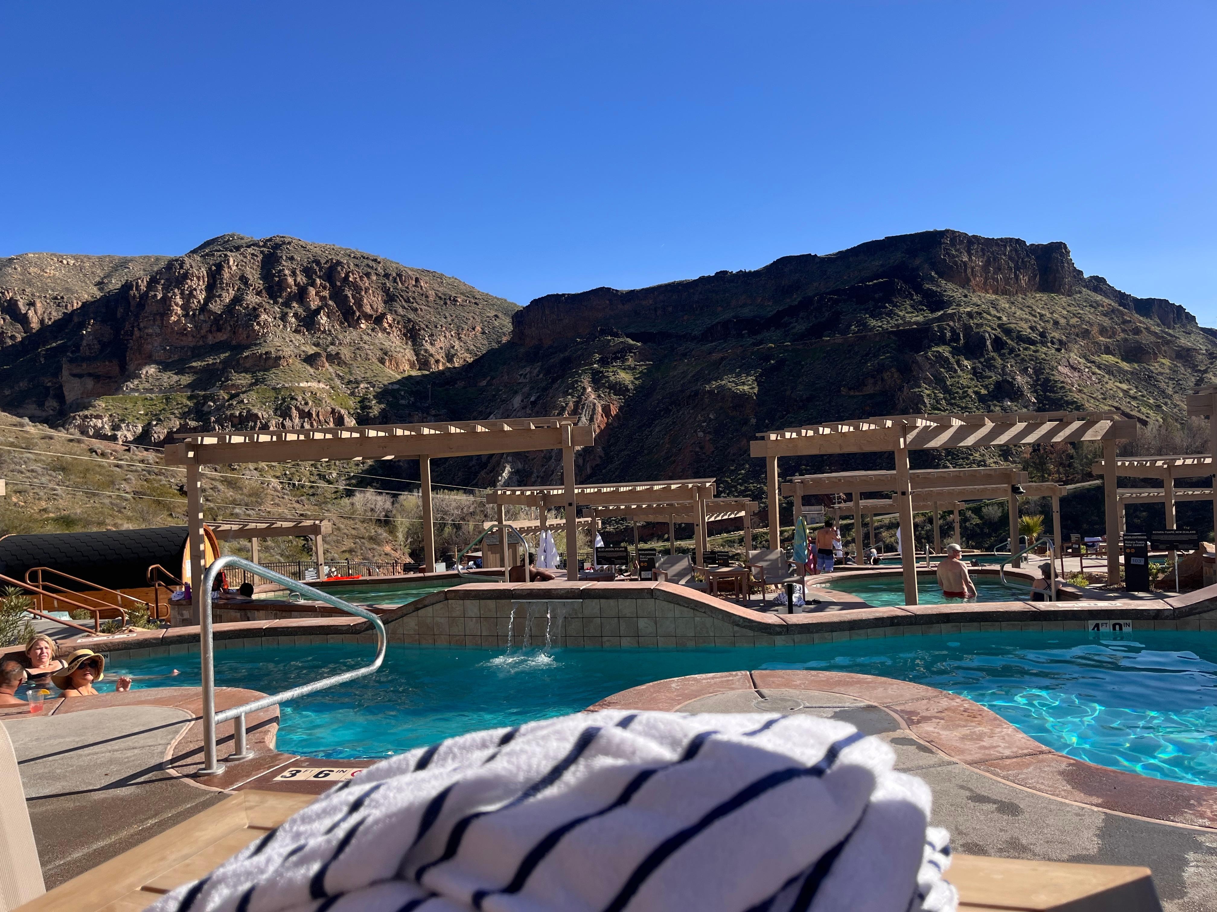 And it’s a very nice day next to the Hot Springs