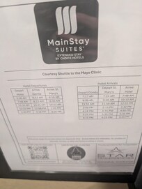 Shuttle schedule to help