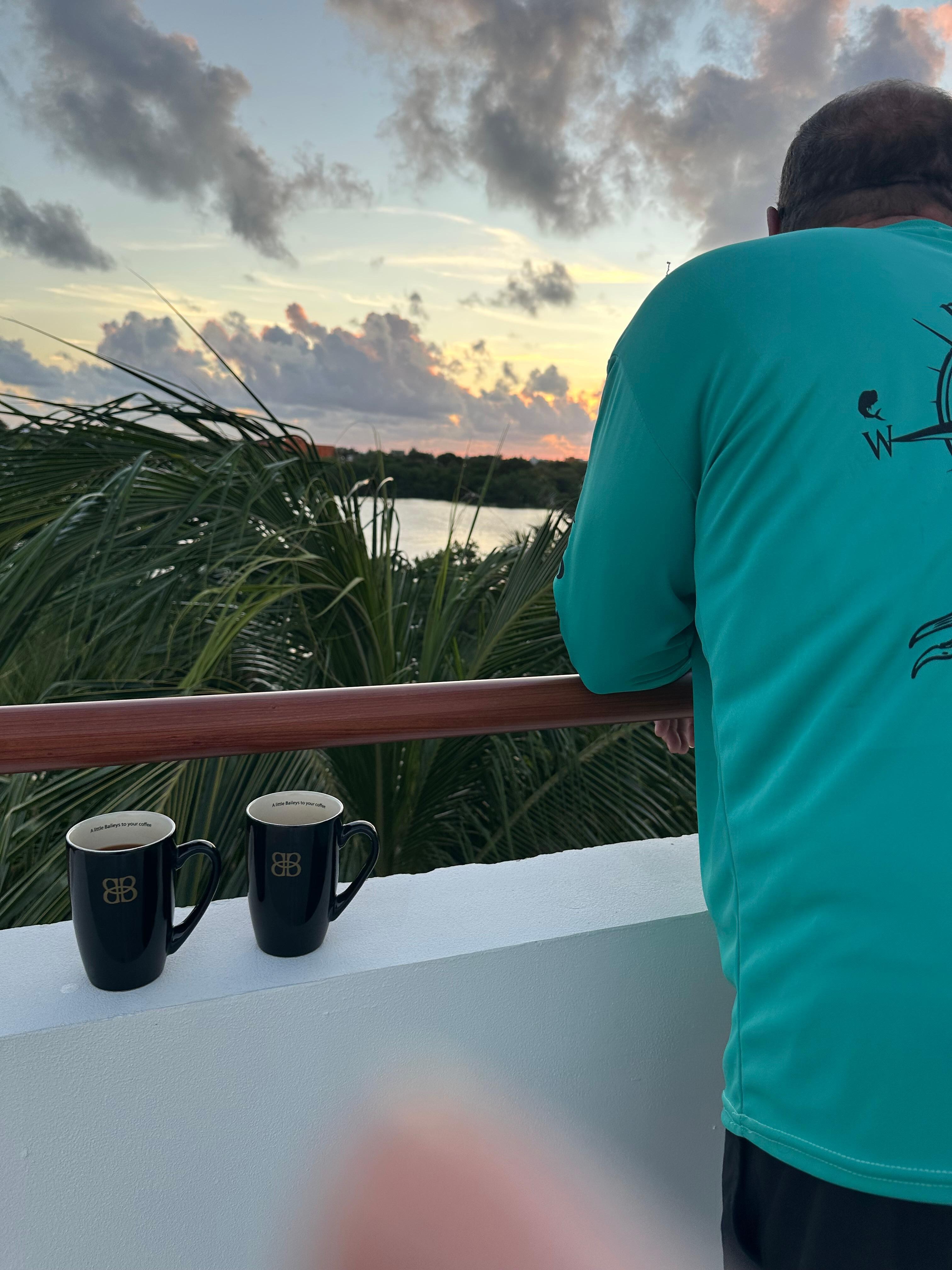 Sunrise from the rooftop