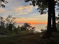 sunset from bluff