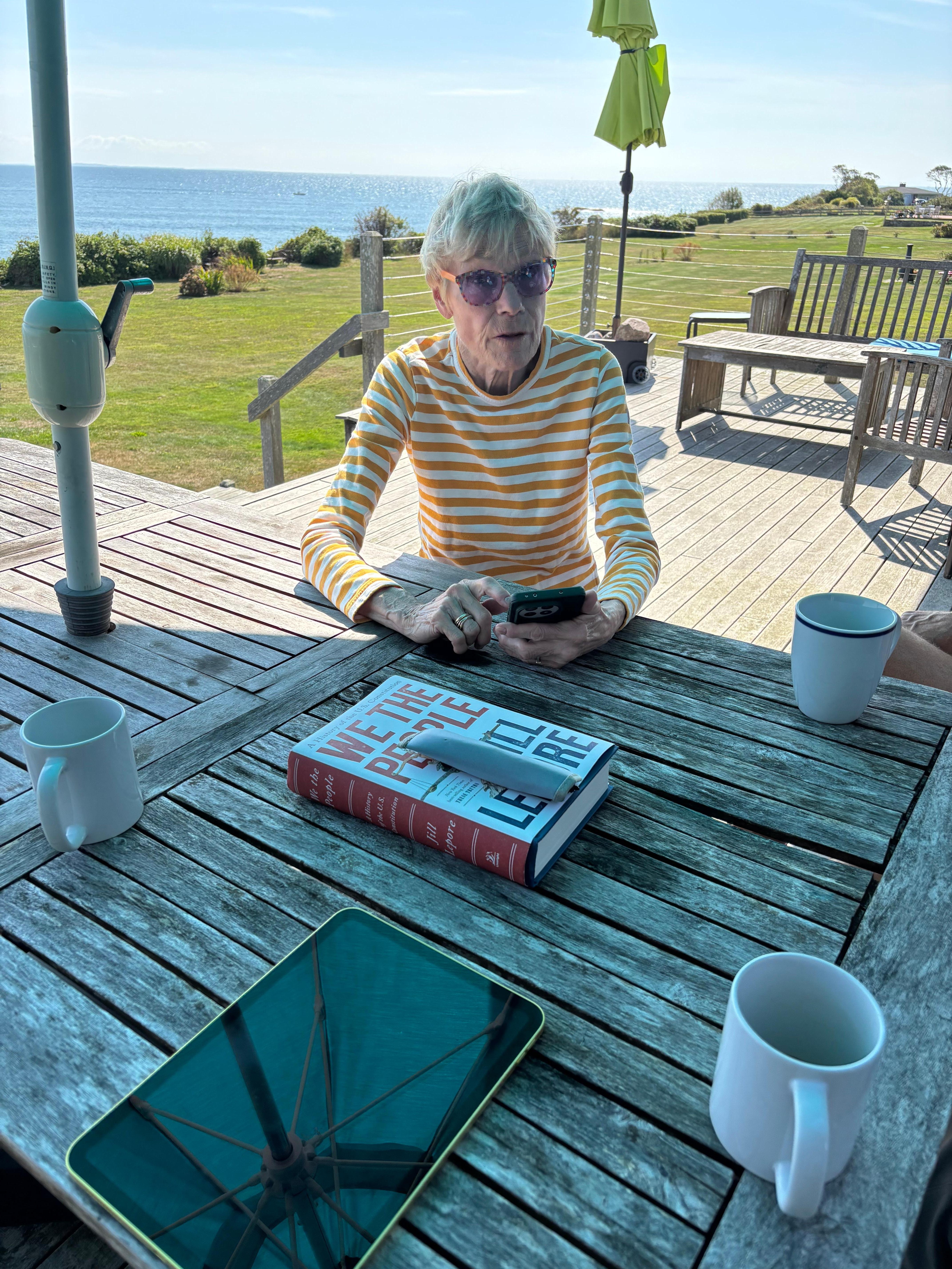 Lots of time on the well appointed deck