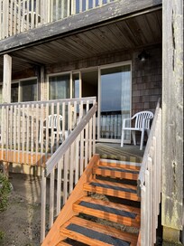 Deck out the back door