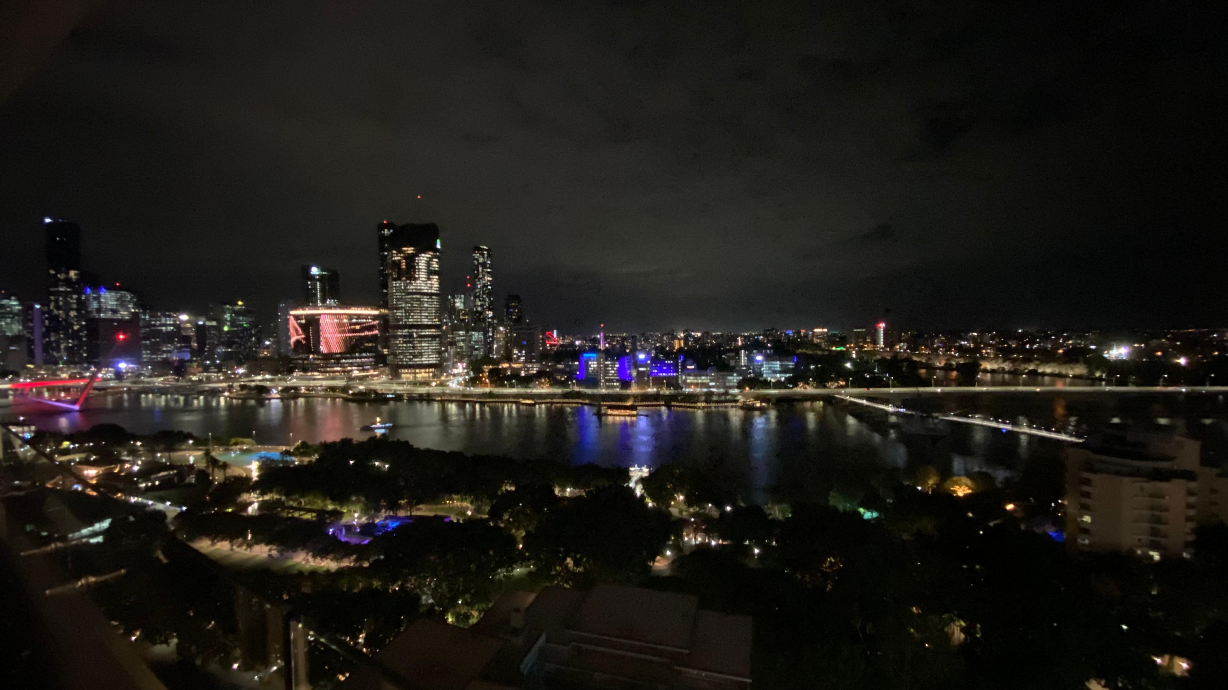 View from premium river/city king room