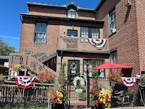 Side entrance of b&b