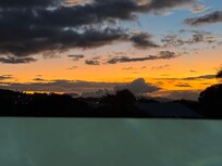 View from the pool patio